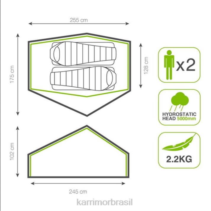 Karrimor unissex pantera 2 tnt 33 verde coleção 8222256