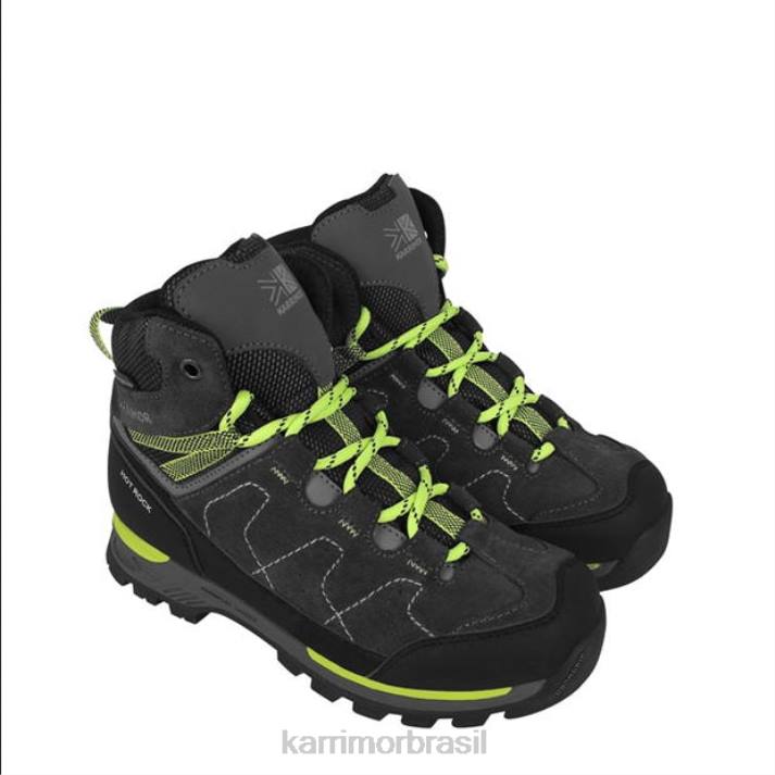 Karrimor unissex rock quente bt ch00 carvão/verde calçados 8222273