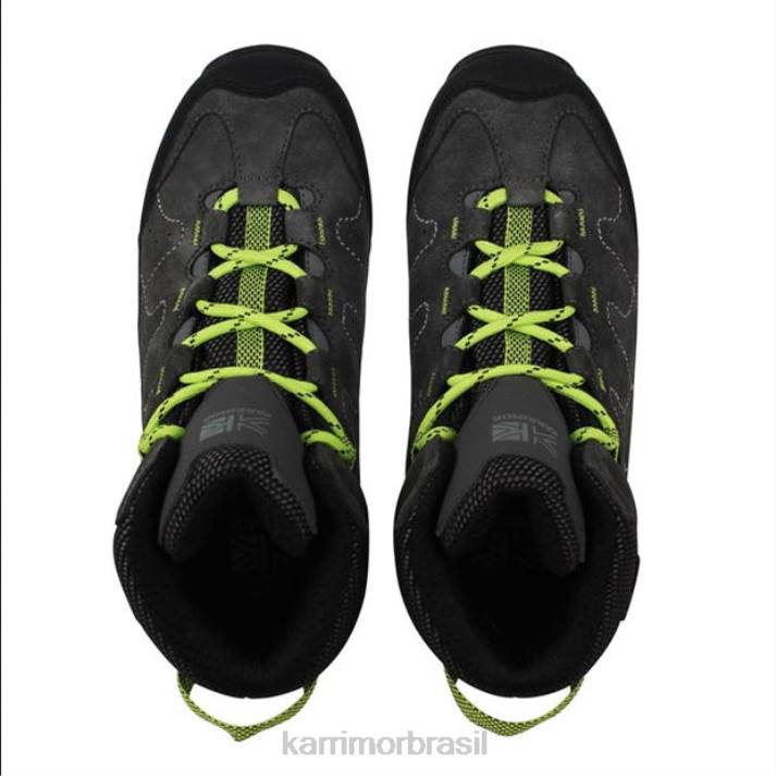 Karrimor unissex rock quente bt ch00 carvão/verde calçados 8222273