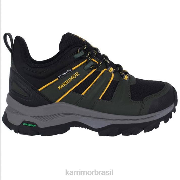 Karrimor unissex sapatos de caminhada cáqui/mostarda calçados 8222284