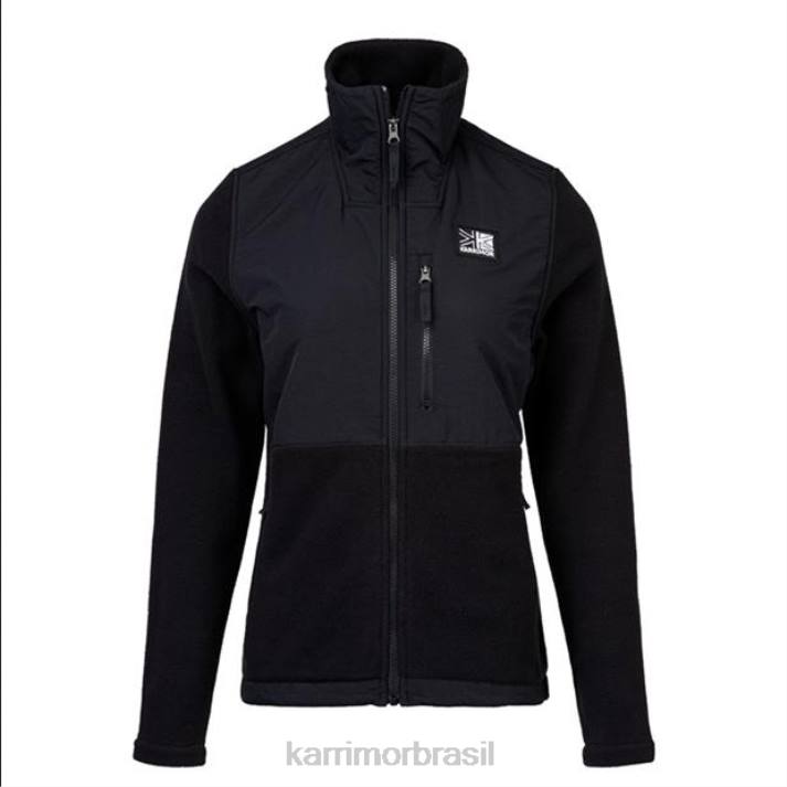Karrimor unissex casaco de lã preto roupas 8222282