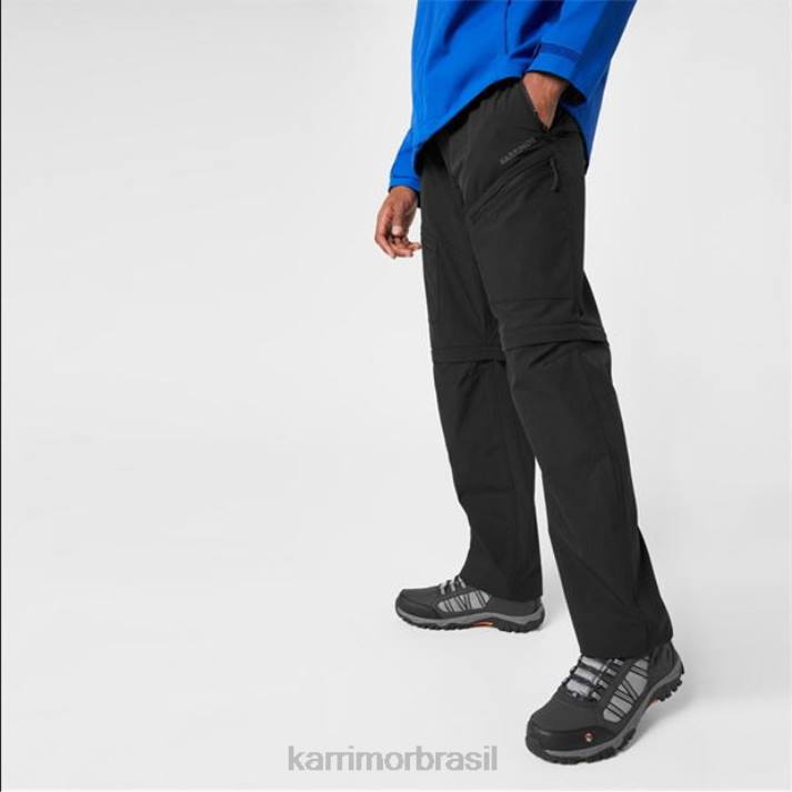 Karrimor unissex calça pantera com zíper preto roupas 8222274