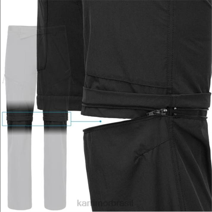 Karrimor unissex calça pantera com zíper preto roupas 8222274