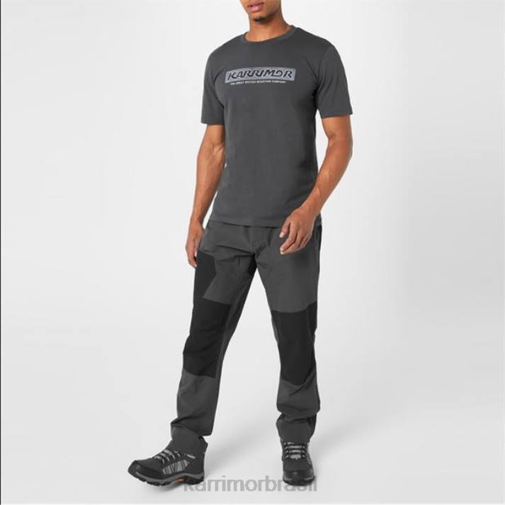 Karrimor unissex calças de rock cinzento Preto roupas 8222266