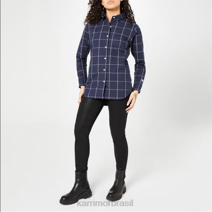 Karrimor unissex camisa de manga longa marinha roupas 8222125