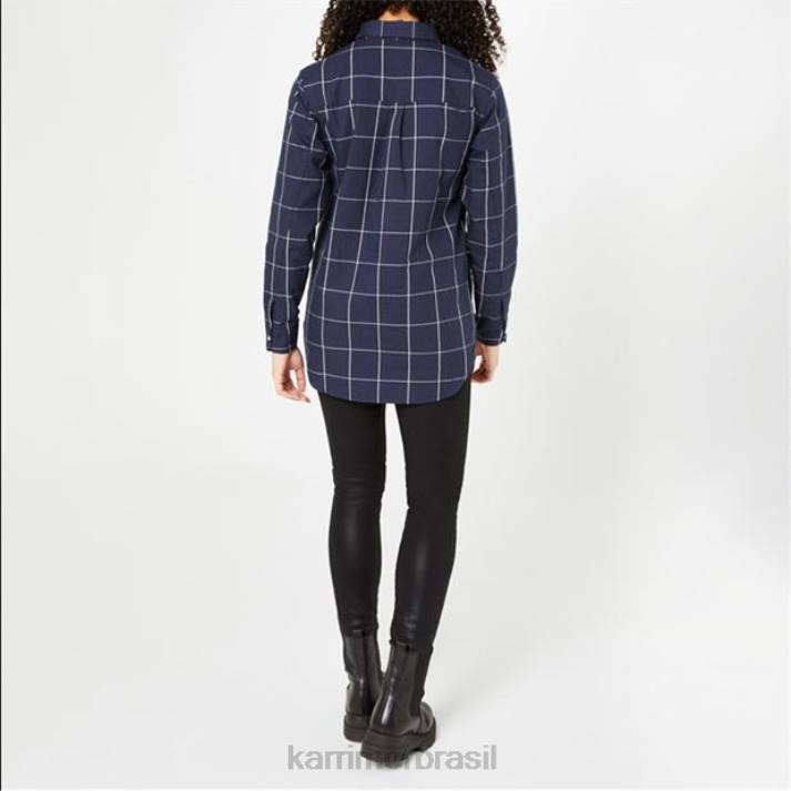 Karrimor unissex camisa de manga longa marinha roupas 8222125