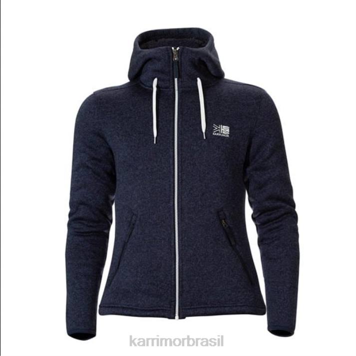 Karrimor unissex moletom com capuz de lã marinha roupas 8222275
