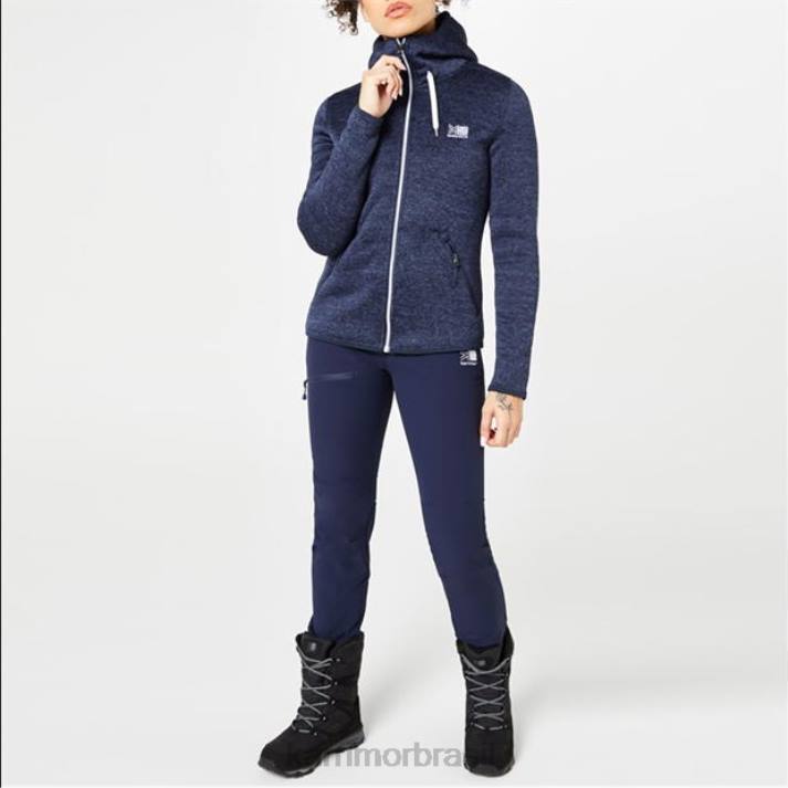 Karrimor unissex moletom com capuz de lã marinha roupas 8222275