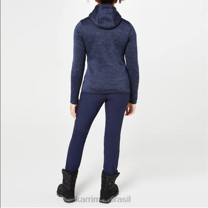 Karrimor unissex moletom com capuz de lã marinha roupas 8222275
