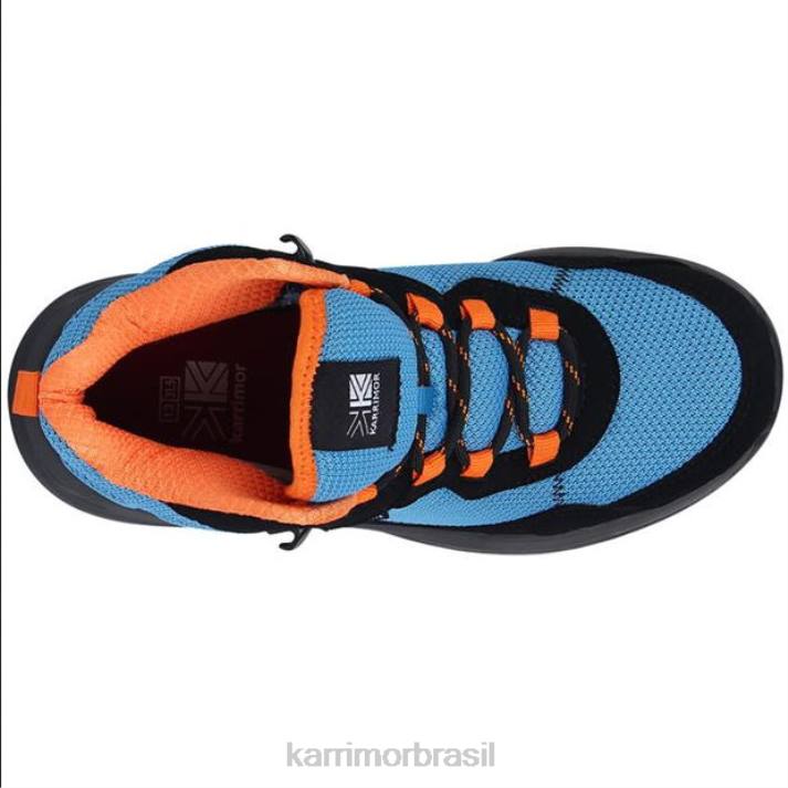 Karrimor crianças bota cano médio verdi azul/laranja calçados 8222285
