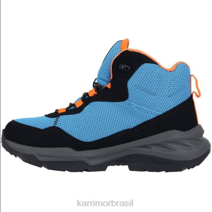 Karrimor crianças bota cano médio verdi azul/laranja calçados 8222285