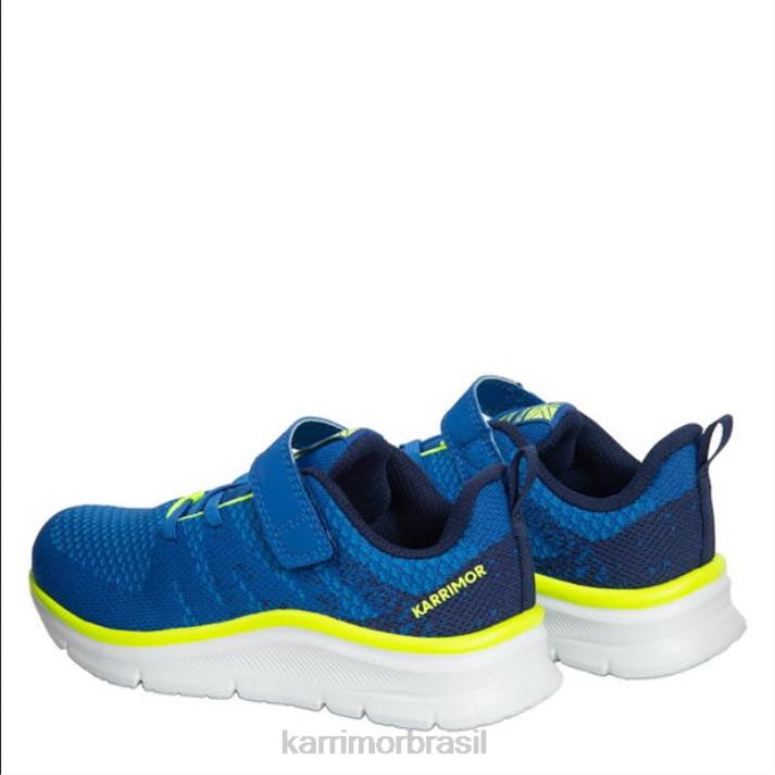 Karrimor Rapazes tênis duma 6 azul/limão calçados 8222287