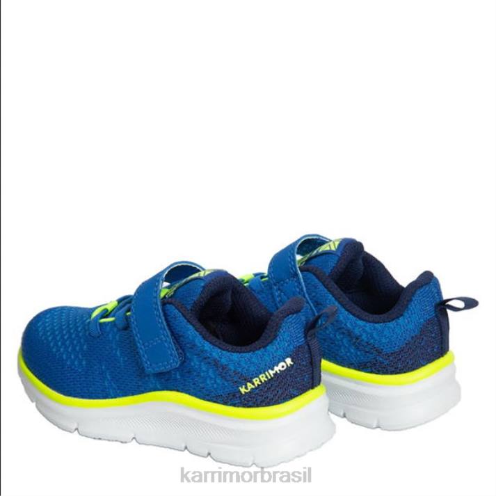 Karrimor Rapazes tênis duma 6 azul/limão calçados 8222289