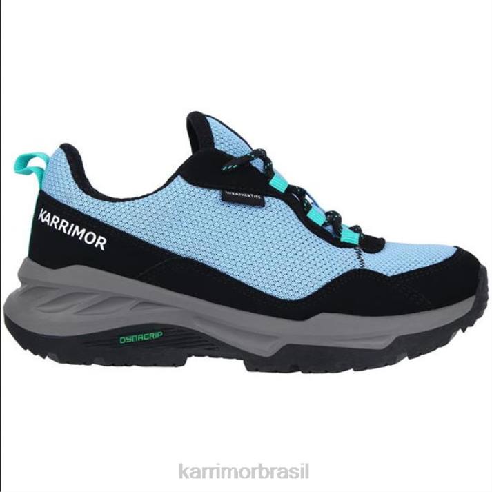 Karrimor crianças sapato de caminhada verdi azul preto calçados 8222290