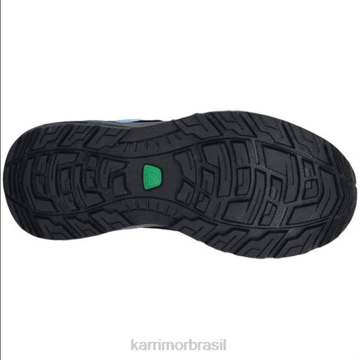 Karrimor crianças sapato de caminhada verdi azul preto calçados 8222290