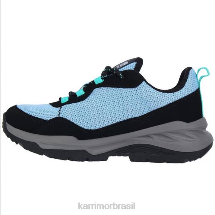 Karrimor crianças sapato de caminhada verdi azul preto calçados 8222290