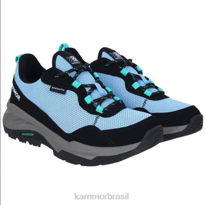 Karrimor crianças sapato de caminhada verdi azul preto calçados 8222290