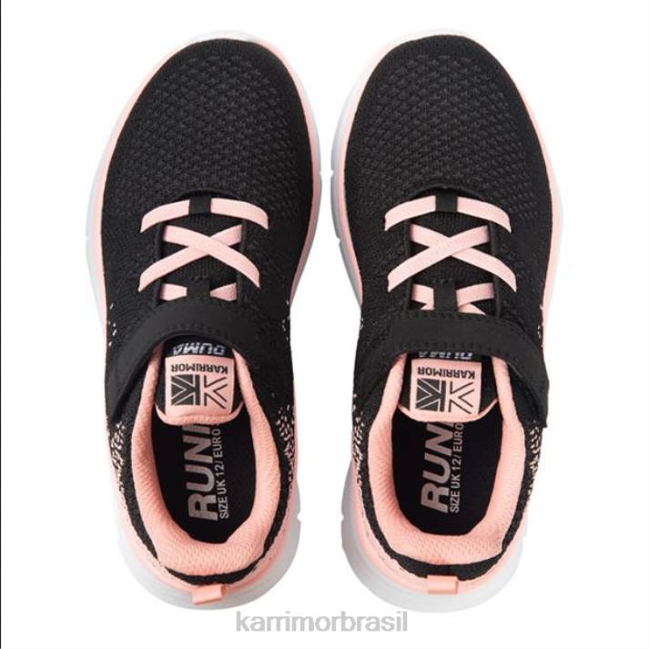 Karrimor garotas tênis duma 6 preto/rosa calçados 8222286
