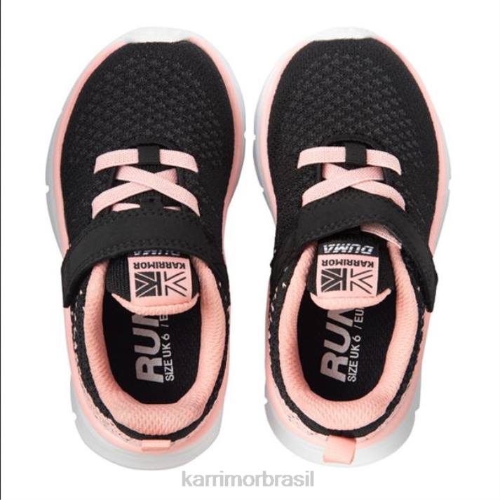 Karrimor garotas tênis duma 6 preto/rosa calçados 8222288