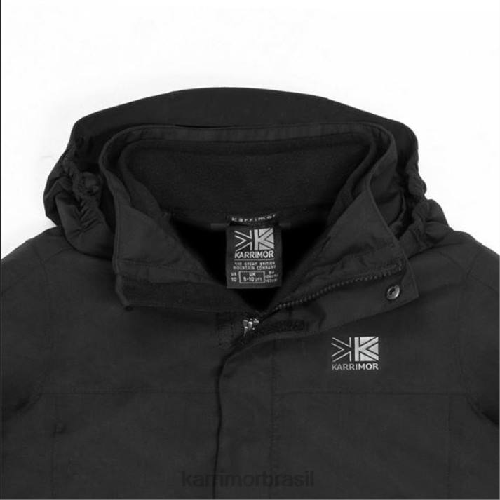 Karrimor júnior Jaqueta 3 em 1 preto roupas 8222200