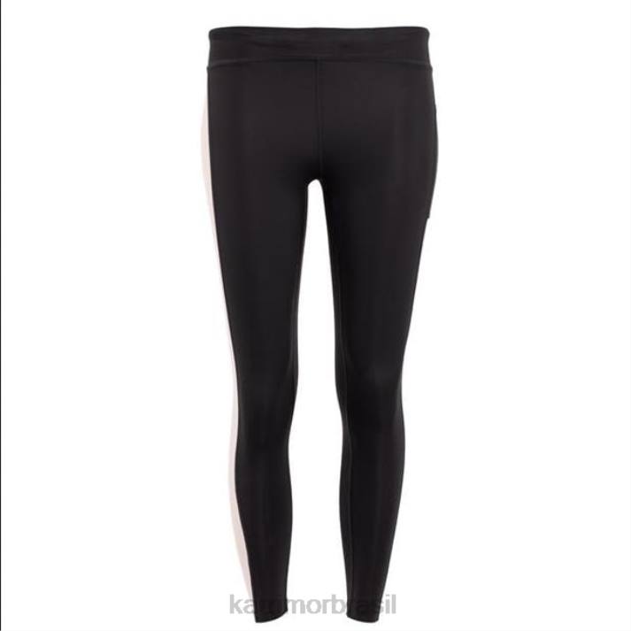Karrimor garotas meia-calça de corrida preto/rosa roupas 822222