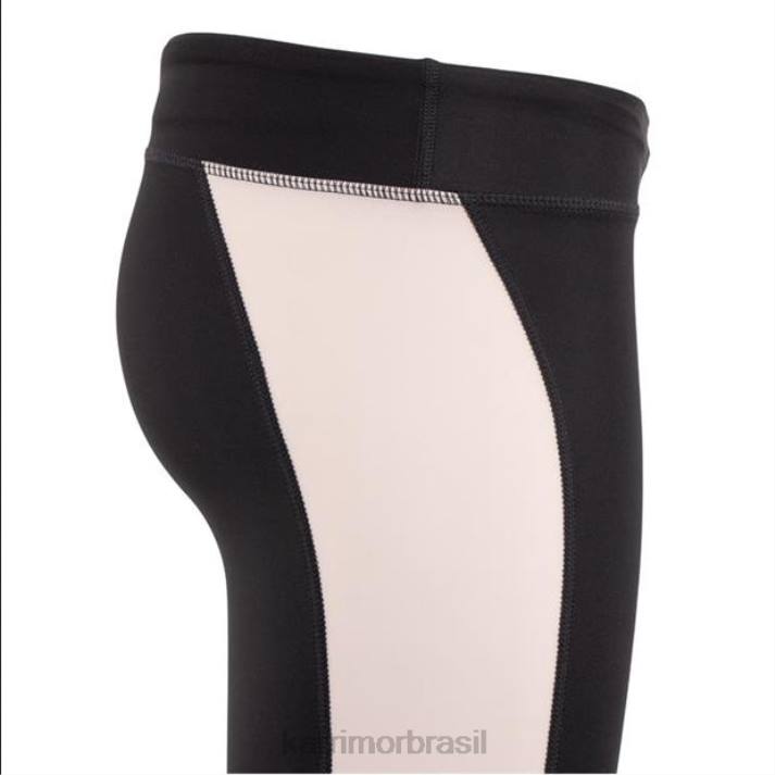 Karrimor garotas meia-calça de corrida preto/rosa roupas 822222