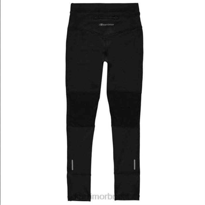 Karrimor júnior meia-calça de corrida preto roupas 822216
