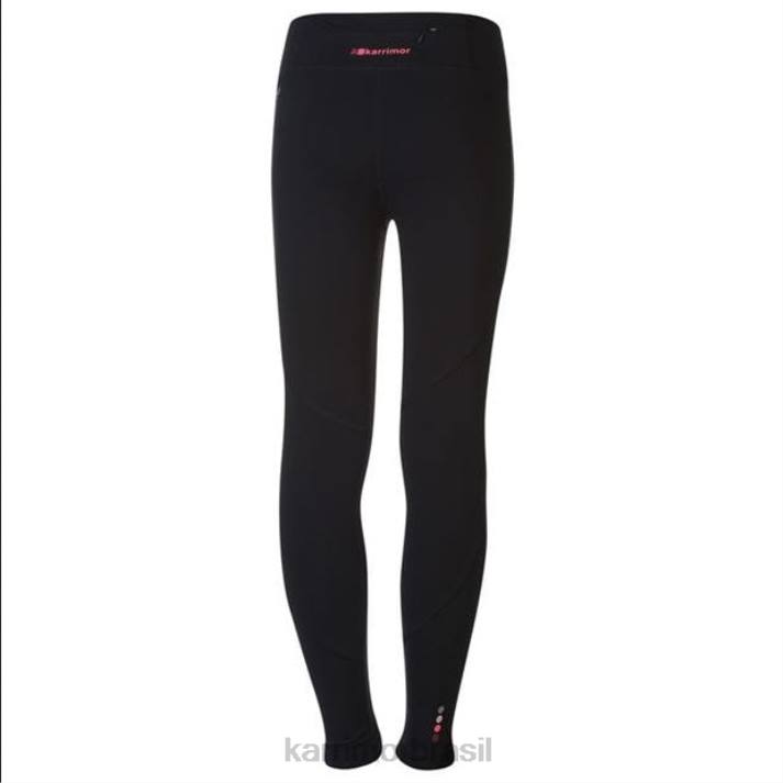 Karrimor júnior meia-calça de corrida xlite preto roupas 82224