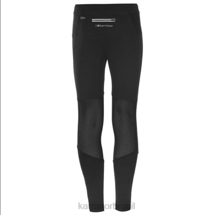 Karrimor júnior meia-calça de corrida xlite preto roupas 82226