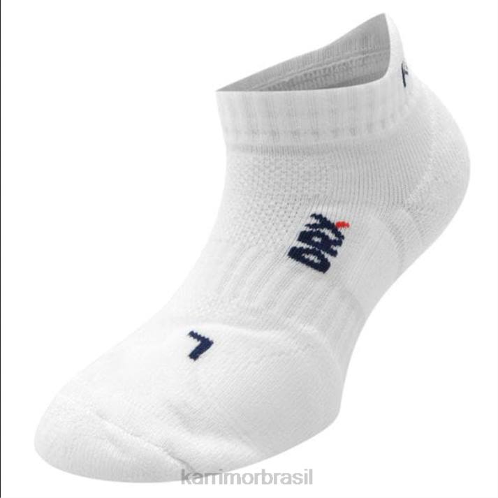 Karrimor júnior 2 pacotes de meias de corrida branco roupas 822248