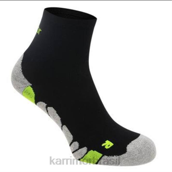 Karrimor júnior meias dri 2 pack preto/fluo roupas 822243