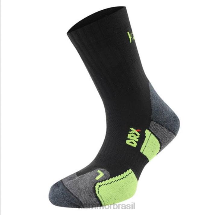 Karrimor júnior meias dri 2 pack preto/fluo roupas 822243