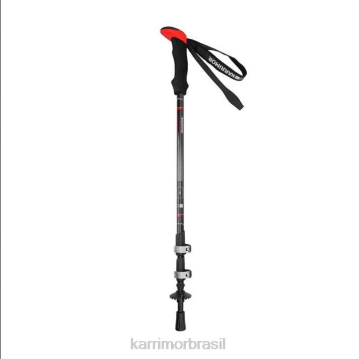 Karrimor homens bastões de caminhada de carbono preto/vermelho acessórios 8222202