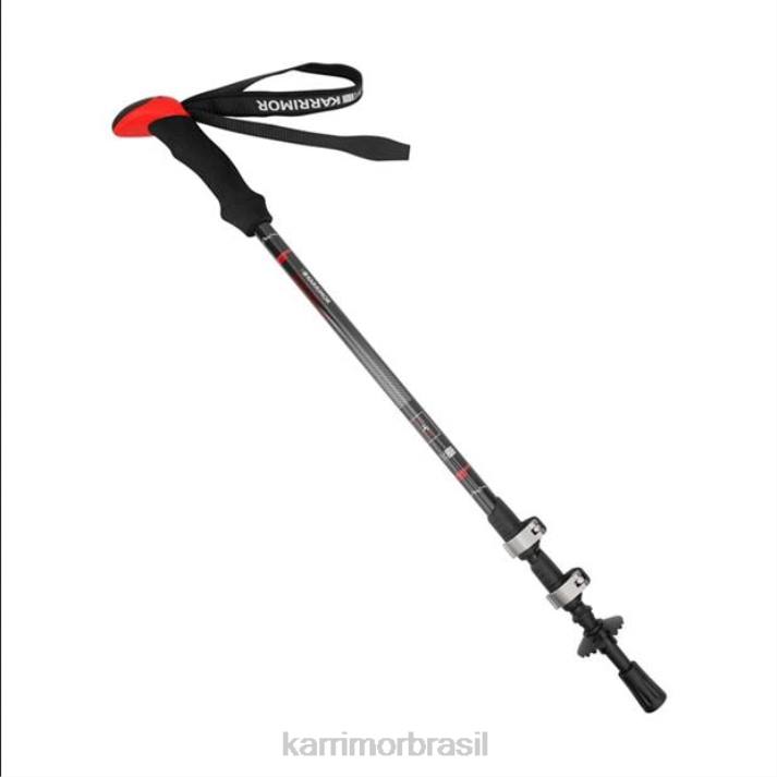 Karrimor homens bastões de caminhada de carbono preto/vermelho acessórios 8222202