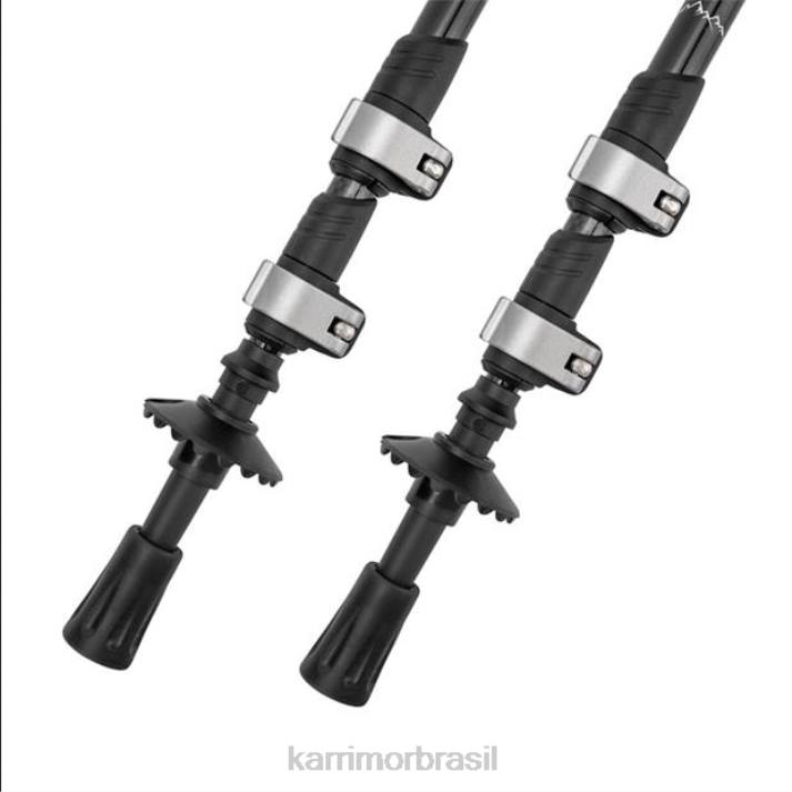 Karrimor homens bastões de caminhada de carbono preto/vermelho acessórios 8222202