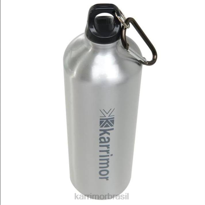 Karrimor homens garrafa de bebida de alumínio 1 litro escovado acessórios 8222220