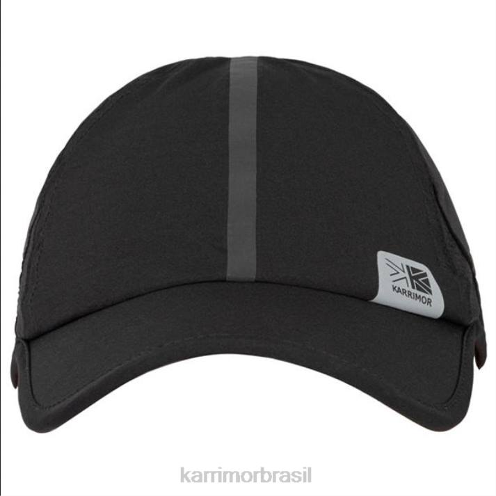 Karrimor homens boné de corrida dryx race preto acessórios 822224