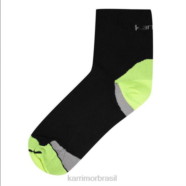Karrimor homens duo 1 pacote de meias de corrida preto acessórios 822252