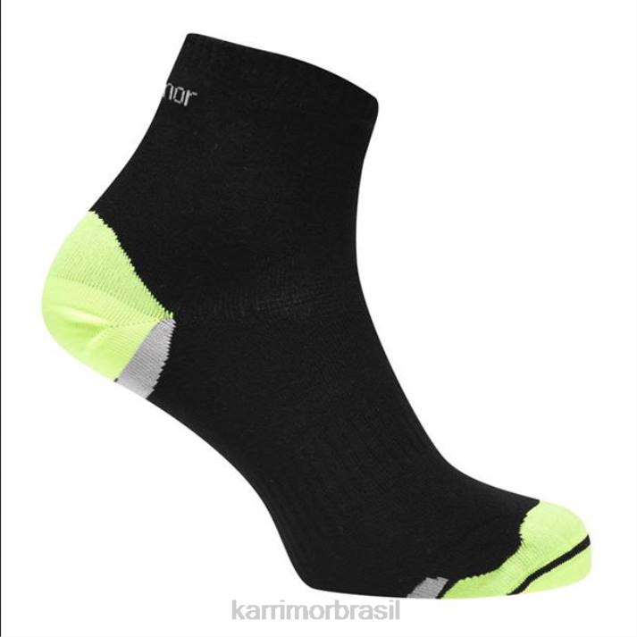 Karrimor homens duo 1 pacote de meias de corrida preto acessórios 822252