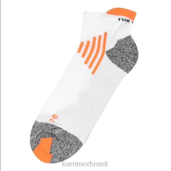 Karrimor homens meias de maratona branco acessórios 822260