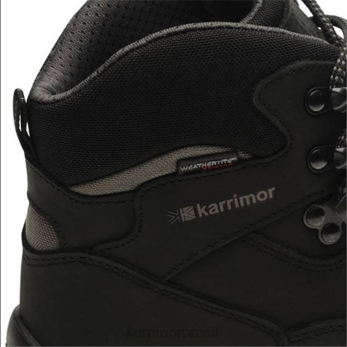 Karrimor homens bota cano alto ksb brecon carvão calçados 822278