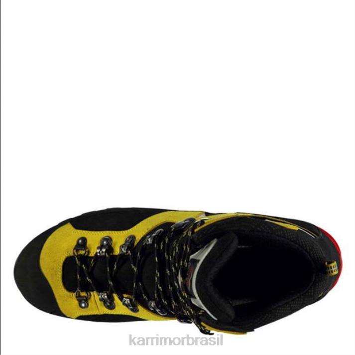 Karrimor homens botas de montanha alpinista Preto amarelo calçados 822268