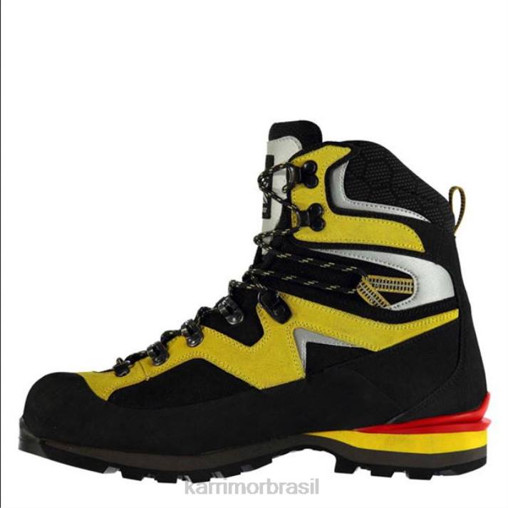 Karrimor homens botas de montanha alpinista Preto amarelo calçados 822268