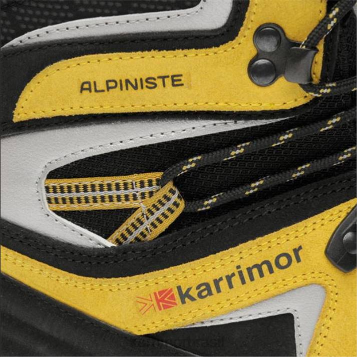 Karrimor homens botas de montanha alpinista Preto amarelo calçados 822268