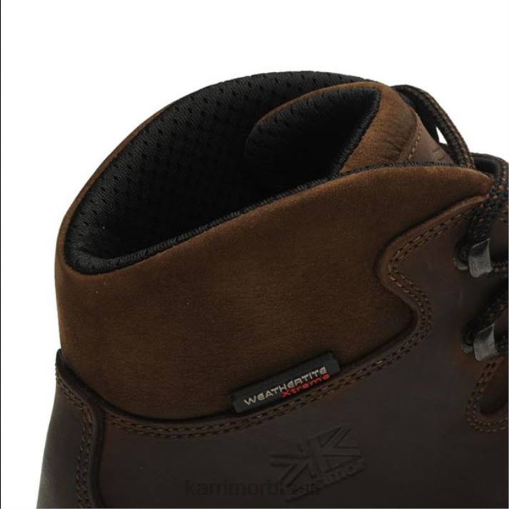 Karrimor homens botas impermeáveis ​​cheviot marrom calçados 822277