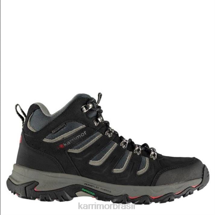 Karrimor homens montar botas de caminhada média preto calçados 822274