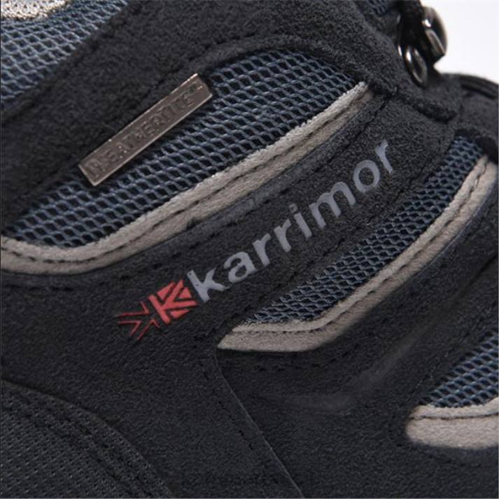Karrimor homens montar botas de caminhada média preto calçados 822274