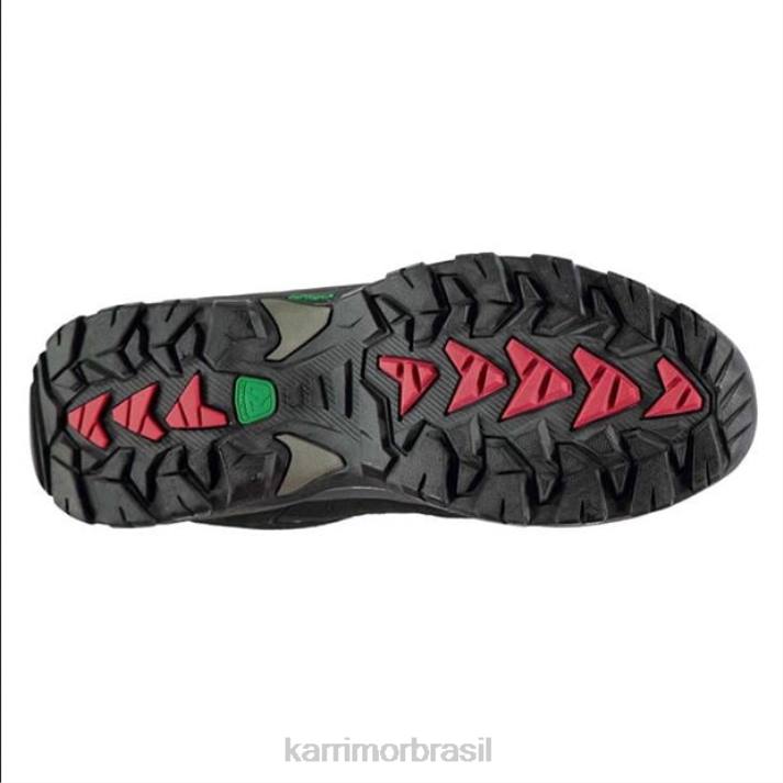 Karrimor homens montar sapatos baixos para caminhada preto calçados 822281
