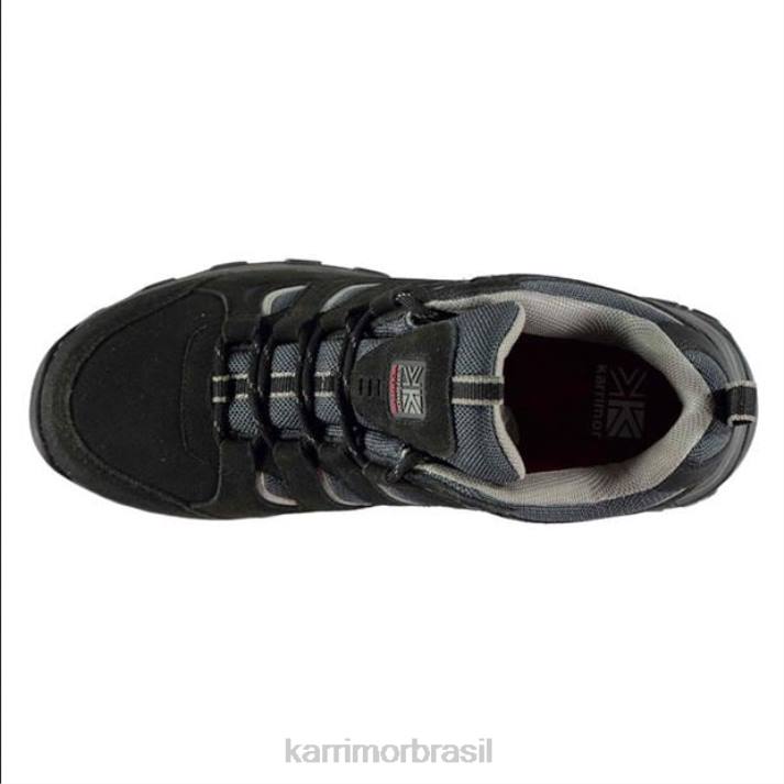 Karrimor homens montar sapatos baixos para caminhada preto calçados 822281