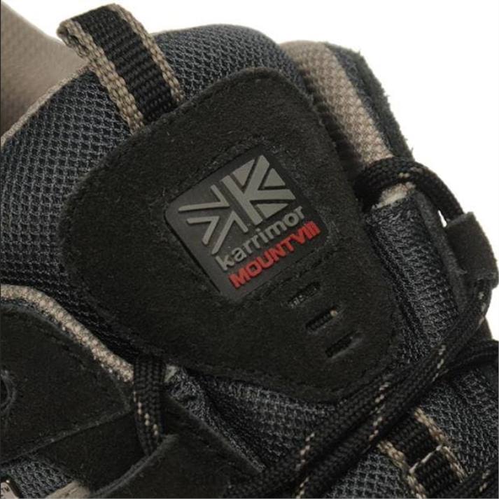 Karrimor homens montar sapatos baixos para caminhada preto calçados 822281